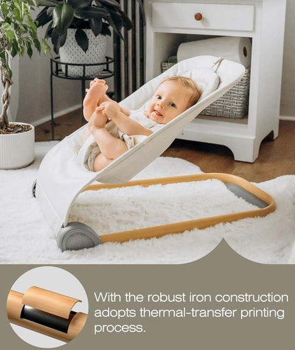 Fodoss Baby Portable Bouncer Seat (Beige) - Kidsy