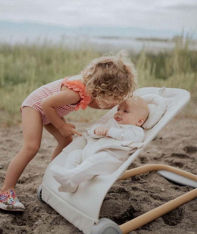 Fodoss Baby Portable Bouncer Seat (Beige) - Kidsy