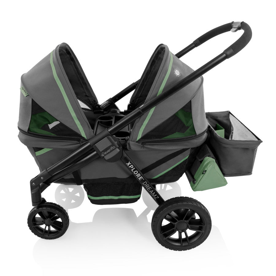 New Pivot Xplore Dreamz All-Terrain Stroller Wagon with Bassinet Insert