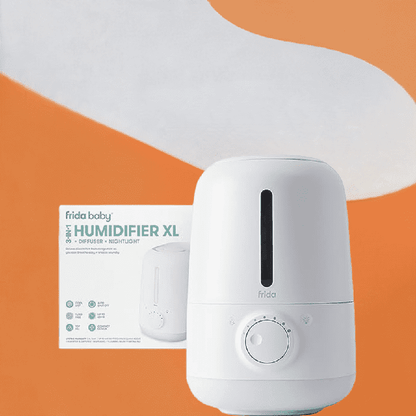 Frida Baby 3 - in - 1 Humidifier XL + Diffuser + Nightlight (White) - Kidsy