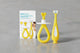 Frida Baby Grow - with - Me Training Toothbrush Set 6 - 18 Months, Soft Silicone Bristles (Yellow) - Kidsy