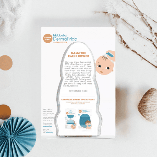 Frida Baby The 3 - Step Cradle Cap System, DermaFrida The FlakeFixer - Kidsy