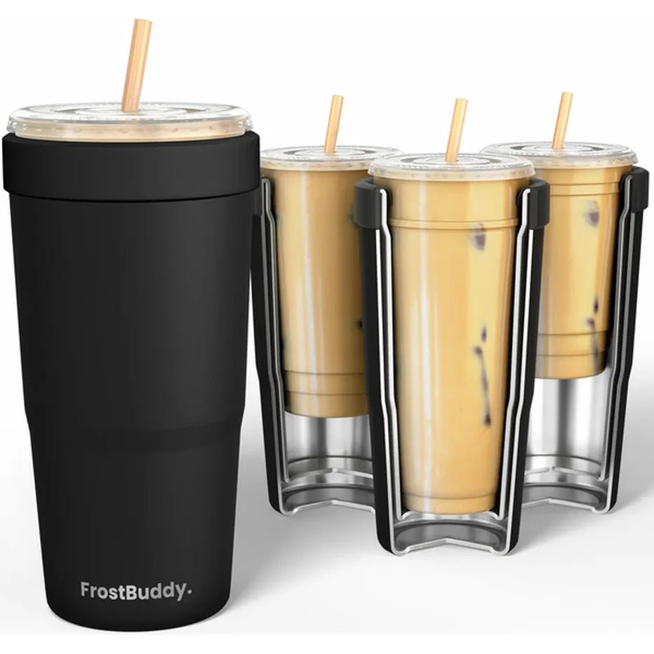 Frost Buddy To - Go Buddy Stainless Steel Insulated Vacuum Cup (Black) - Kidsy