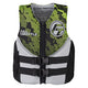 Full Throttle Junior Hinged Rapid Dry Neoprene Life Jacket (Green) - Kidsy