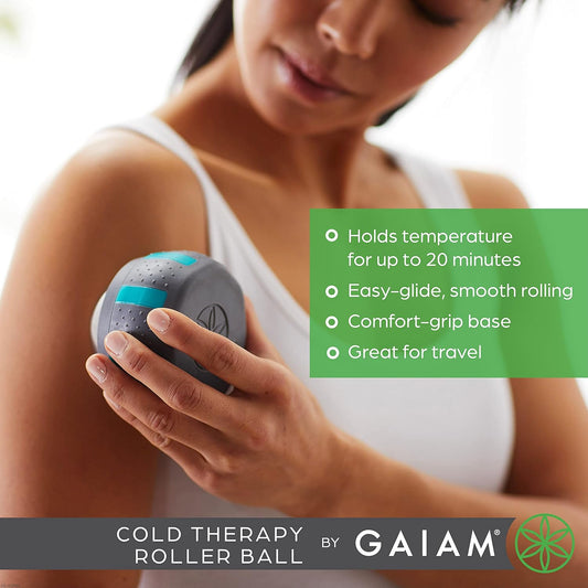 Gaiam Restore Rolling Massager Cold Therapy Muscle Roller - Kidsy