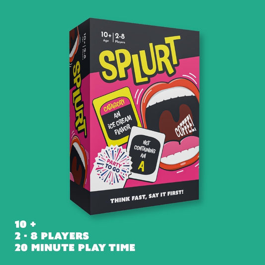 Gamewright Party to Go Splurt Card Game - Kidsy