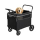 Garvee Dog Wagon for Large Dogs (Black) - Kidsy