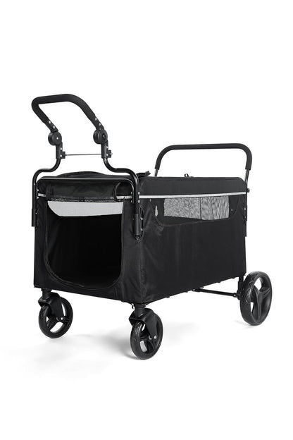 Garvee Dog Wagon for Large Dogs (Black) - Kidsy