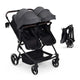 GarveeLife Side by Side Double Stroller (Dark Grey) - Kidsy