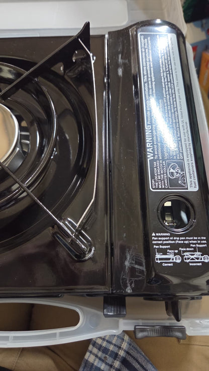 Gas One GS - 3800DF Portable Gas Stove 11000 BTU (Black) - Kidsy