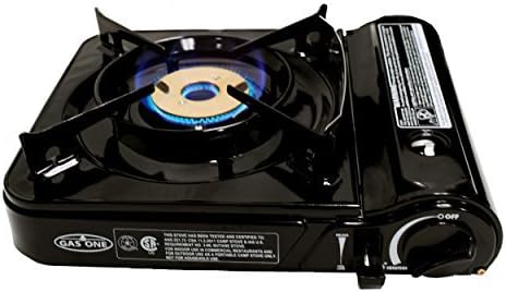 Gas One GS - 3800DF Portable Gas Stove 11000 BTU (Black) - Kidsy
