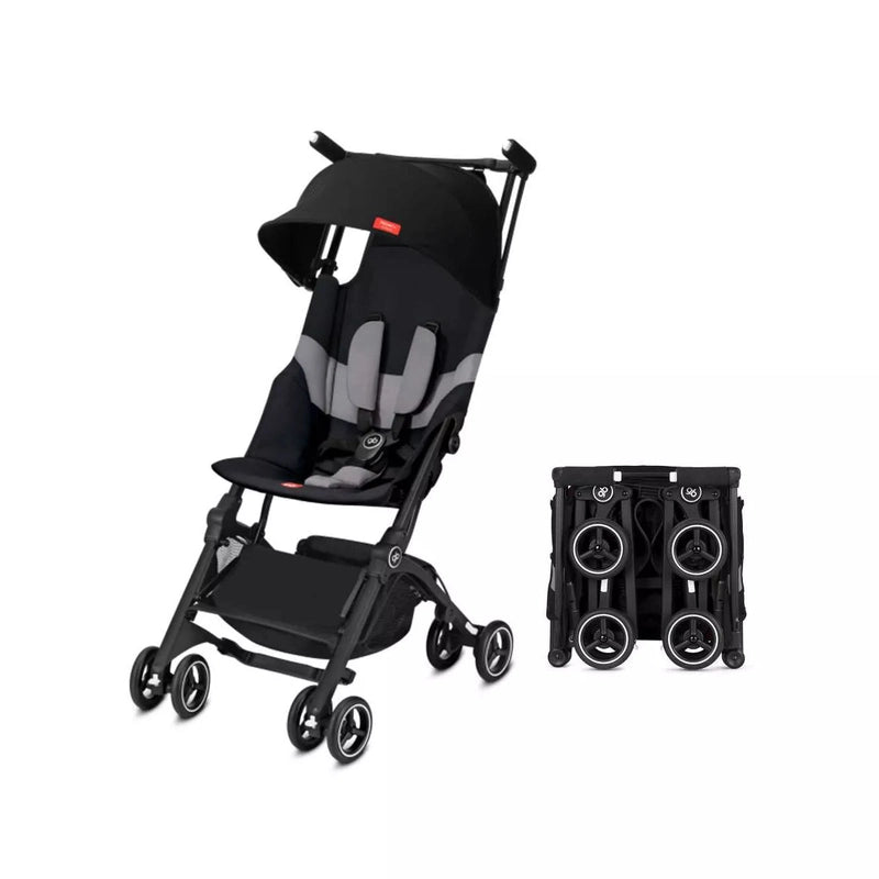 GB Pockit+ All - Terrain Travel Stroller (Velvet Black) - Kidsy
