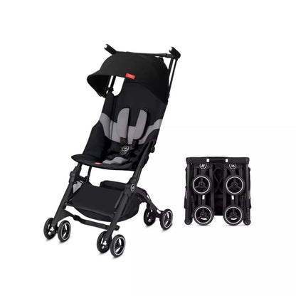 GB Pockit+ All - Terrain Travel Stroller (Velvet Black) - Kidsy