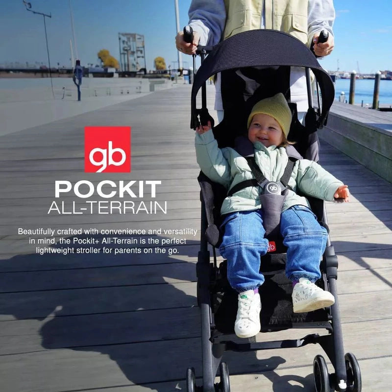 GB Pockit+ All - Terrain Travel Stroller (Velvet Black) - Kidsy