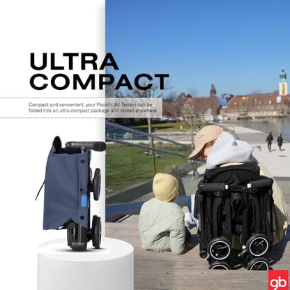 GB Pockit+ All - Terrain Ultra Compact Travel Stroller (Night Blue) - Kidsy