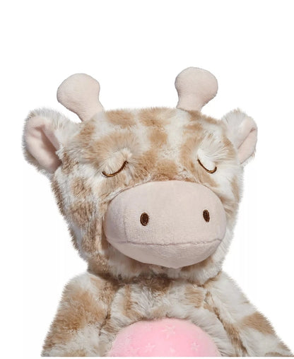 Geoffrey's Toy Box 10" Soothing Giraffe Plush Stuffed Animal Toy with LED Lights and Sound - Kidsy