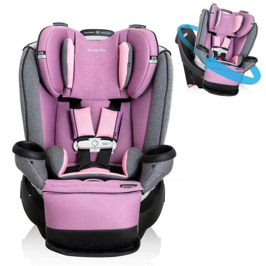 New Revolve360 Extend All-in-One Rotational Car Seat with SensorSafe