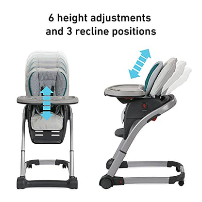 Graco Blossom 6 in 1 Convertible High Chair (Studio) - Kidsy