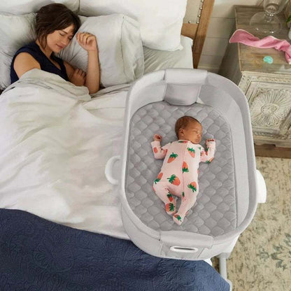 Graco Dream More Deluxe Bedside Bassinet with Calming Motion (Skyler) - Kidsy