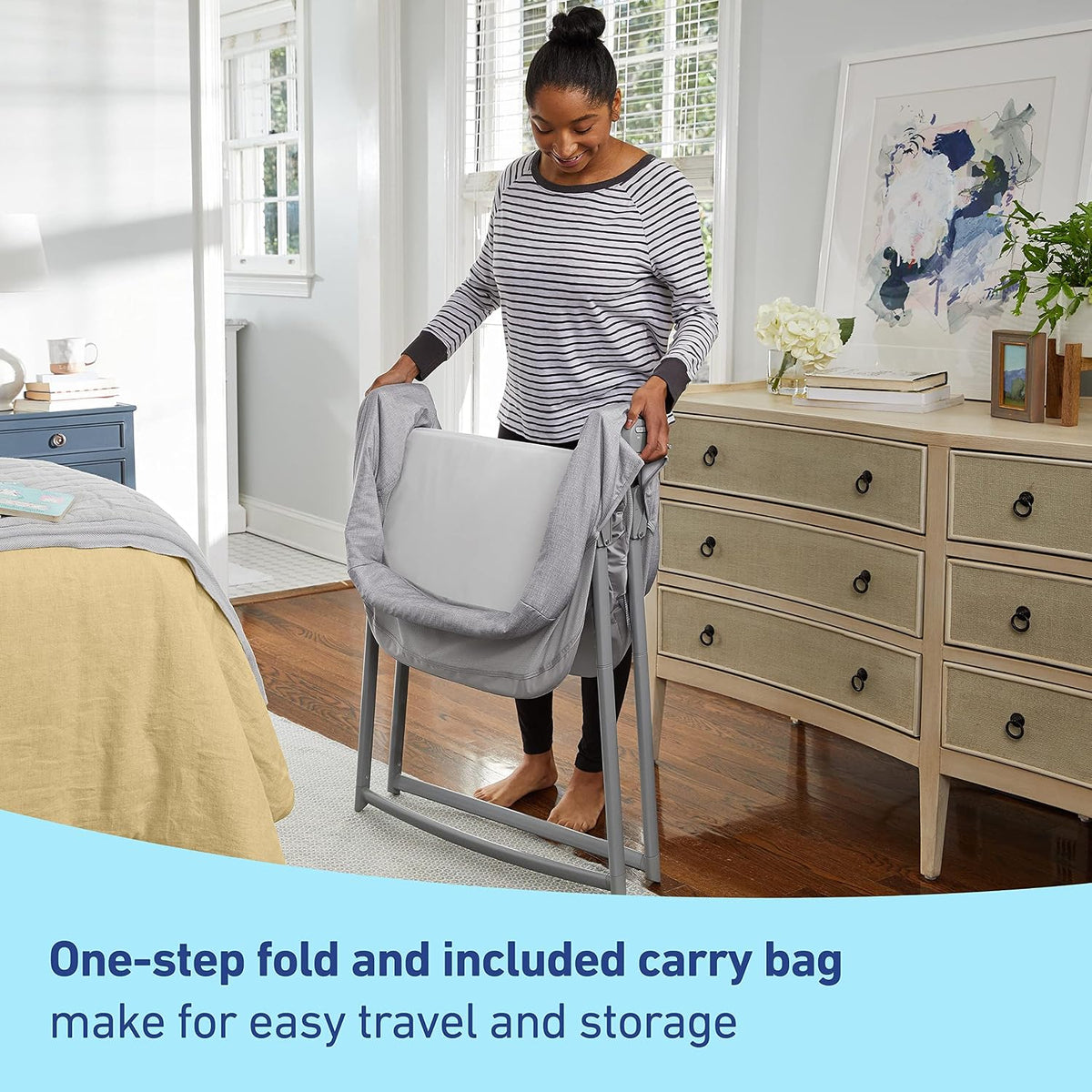 Graco DreamMore 2-in-1 Portable Bassinet (Bella) - Kidsy
