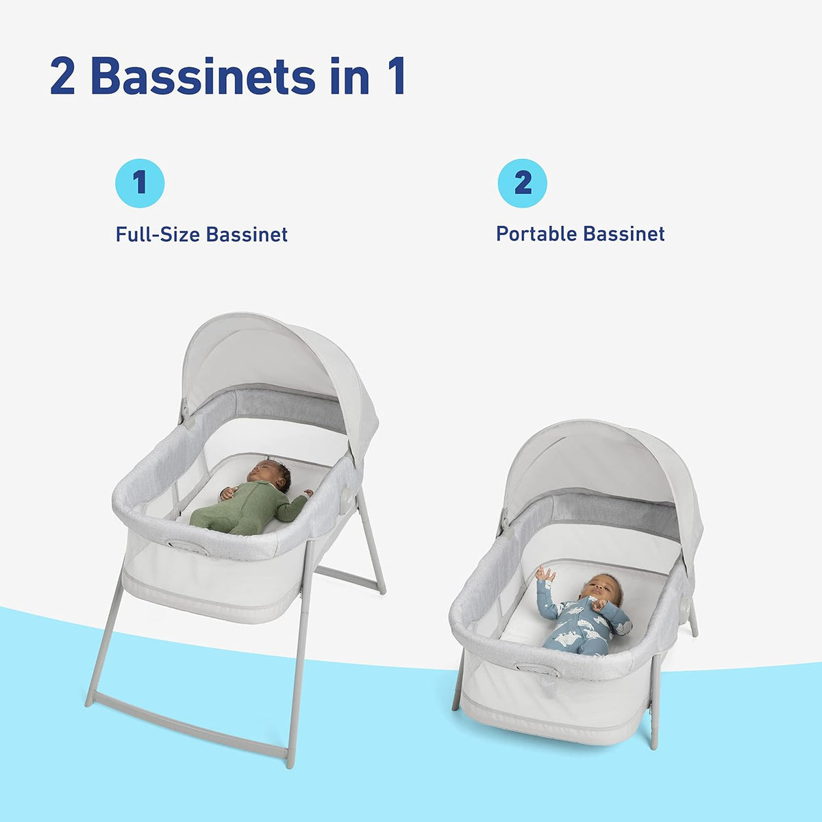 Graco DreamMore 2-in-1 Portable Bassinet (Bella) - Kidsy