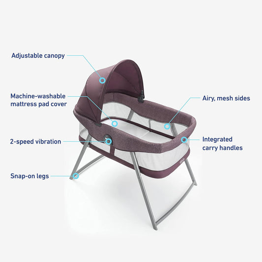 Graco DreamMore 2-in-1 Portable Bassinet (Bella) - Kidsy