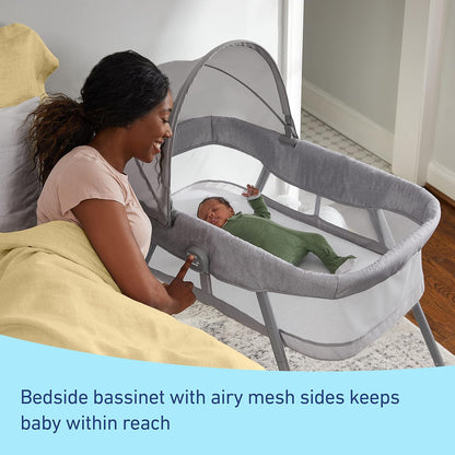 Graco DreamMore 2-in-1 Portable Bassinet (Bella) - Kidsy