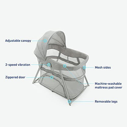 Graco DreamMore 3 - in - 1 Portable Bassinet & Travel Crib (Modern Cottage) - Kidsy
