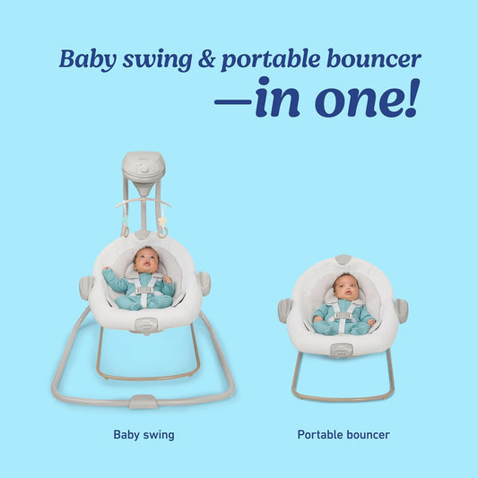 Graco DuetConnect LX Baby Swing and Bouncer (Wales) - Kidsy