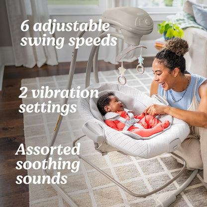 Graco DuetConnect LX Baby Swing and Bouncer (Wales) - Kidsy