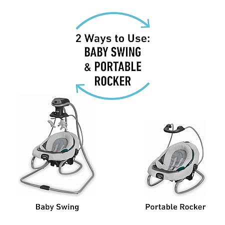 Graco DuetSoothe Swing and Rocker (Sapphire) - Kidsy