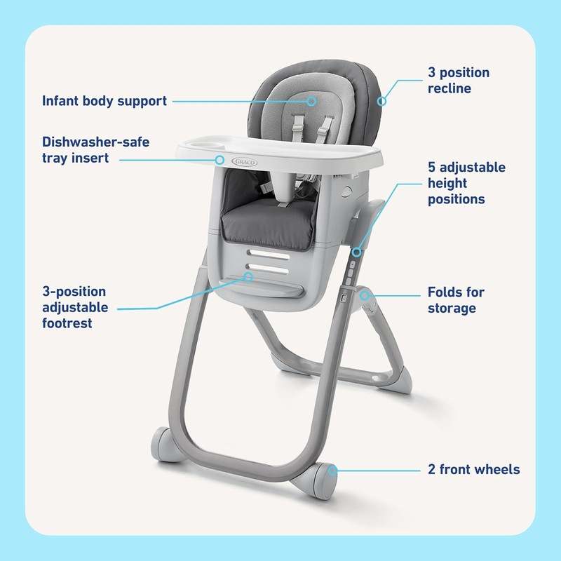 Graco DuoDiner DLX Highchair (Arlo) - Kidsy