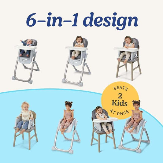 Graco DuoDiner DLX Highchair (Lilac Mod) - Kidsy