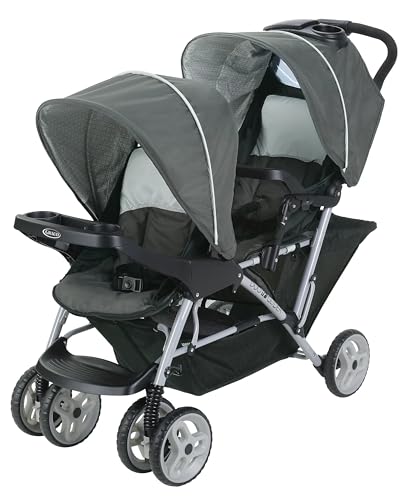 Graco DuoGlider Lightweight Double Stroller (Glacier) - Kidsy