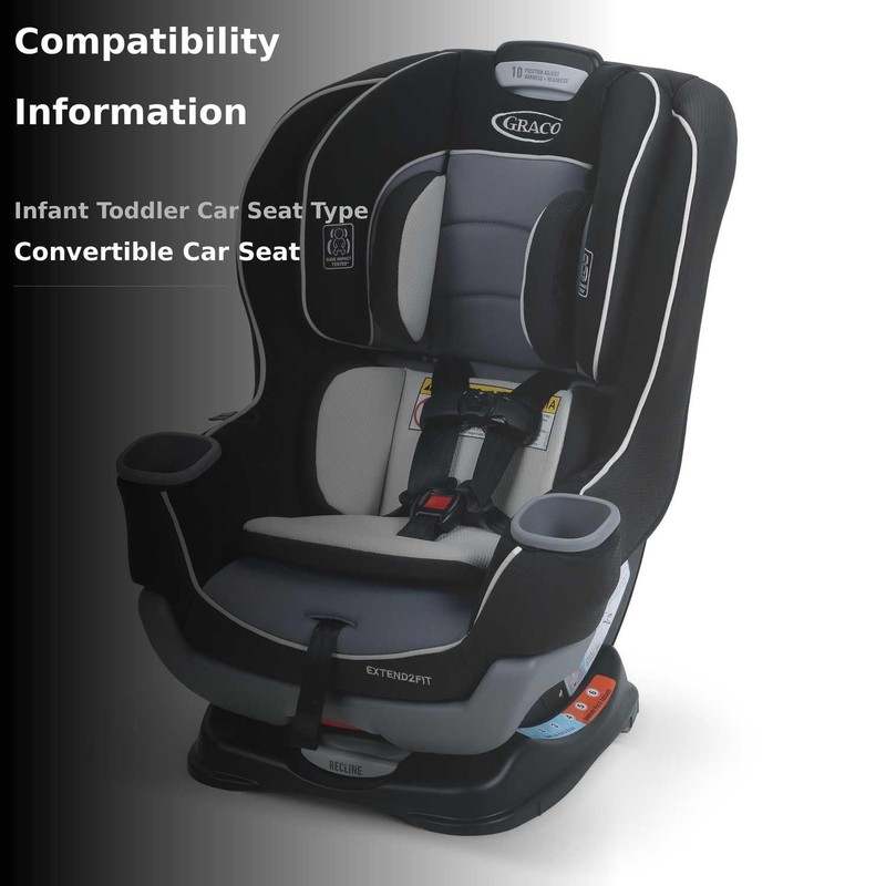 Graco Extend2Fit 2 - in - 1 Convertible Car Seat (Gotham) - Kidsy