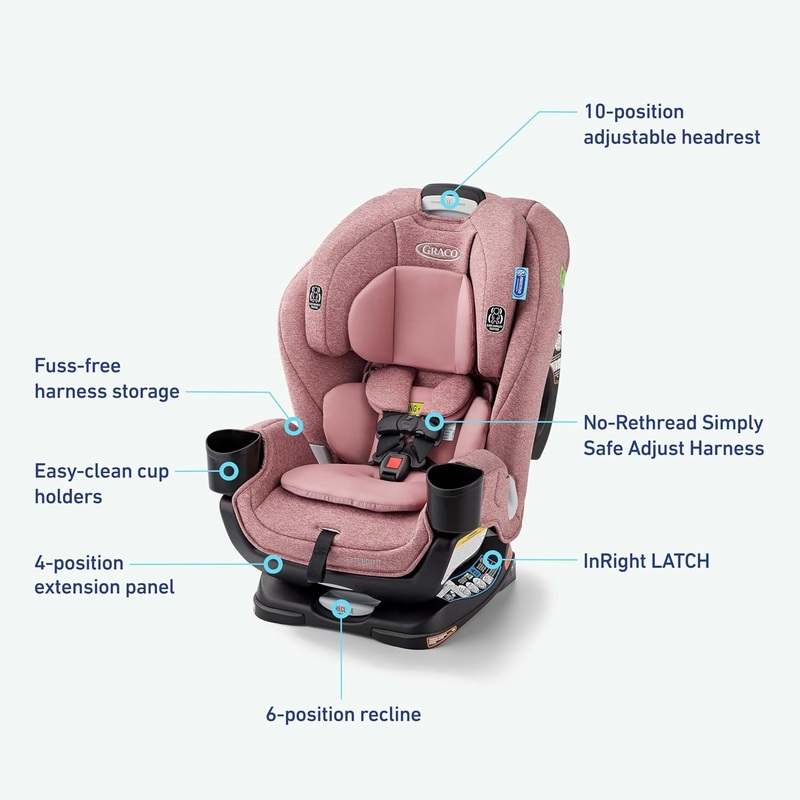 Graco Extend2Fit 3 in 1 Car Seat (Talia) - Kidsy