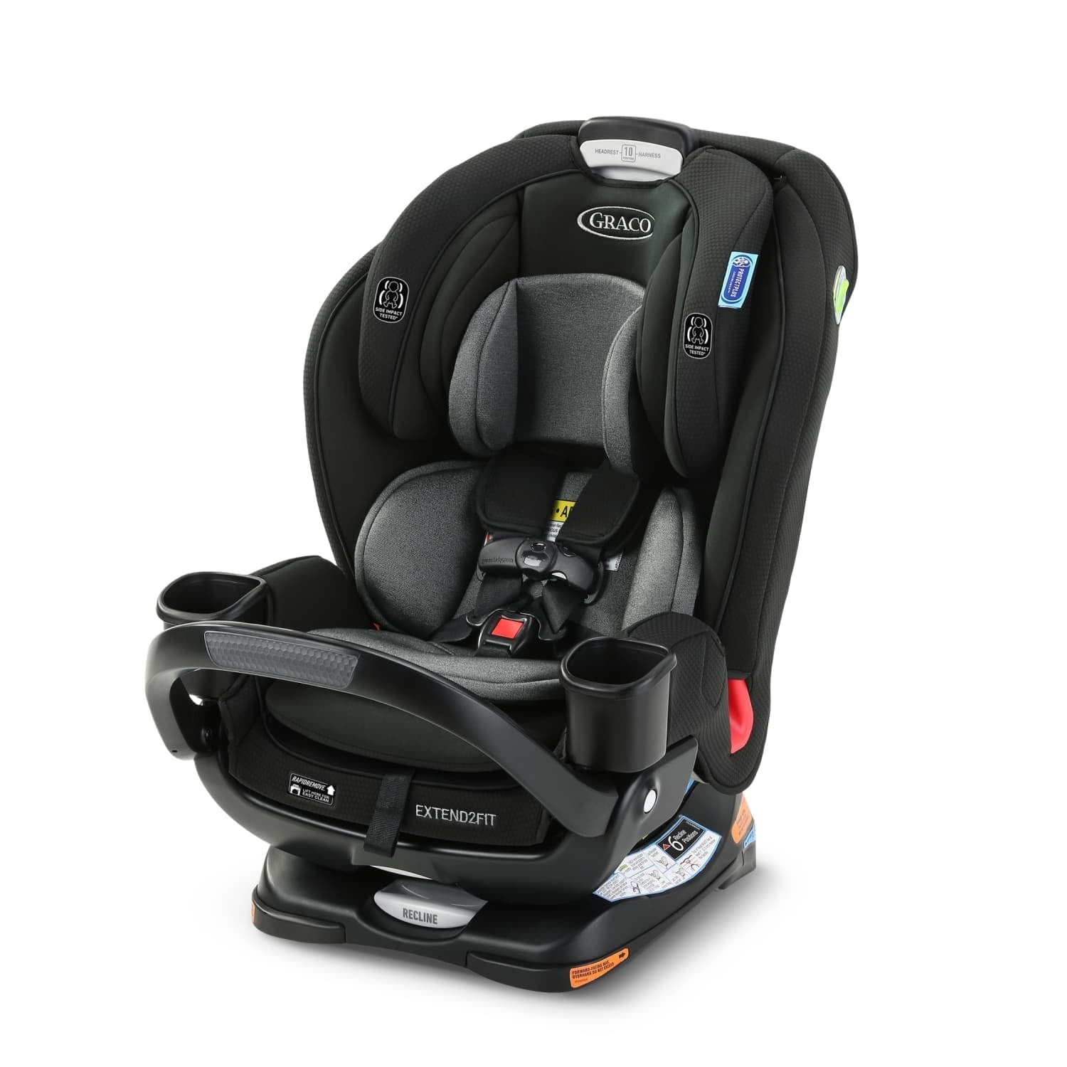Graco Extend2Fit 3-in-1 Convertible Infant Toddler Car Seat (Prescott ...