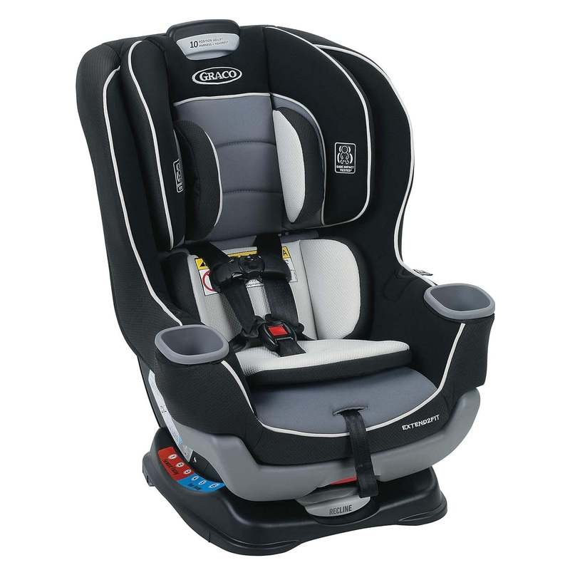 Graco Extend2Fit Convertible Car Seat (Gotham) - Kidsy