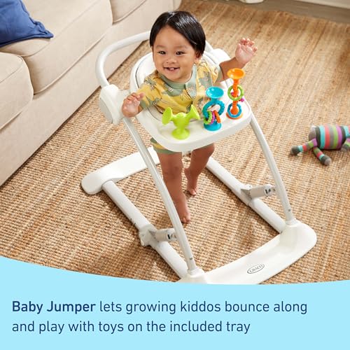 Graco Jumpstart 4 - in - 1 Bouncer & Jumper (Lilac Mod) - Kidsy