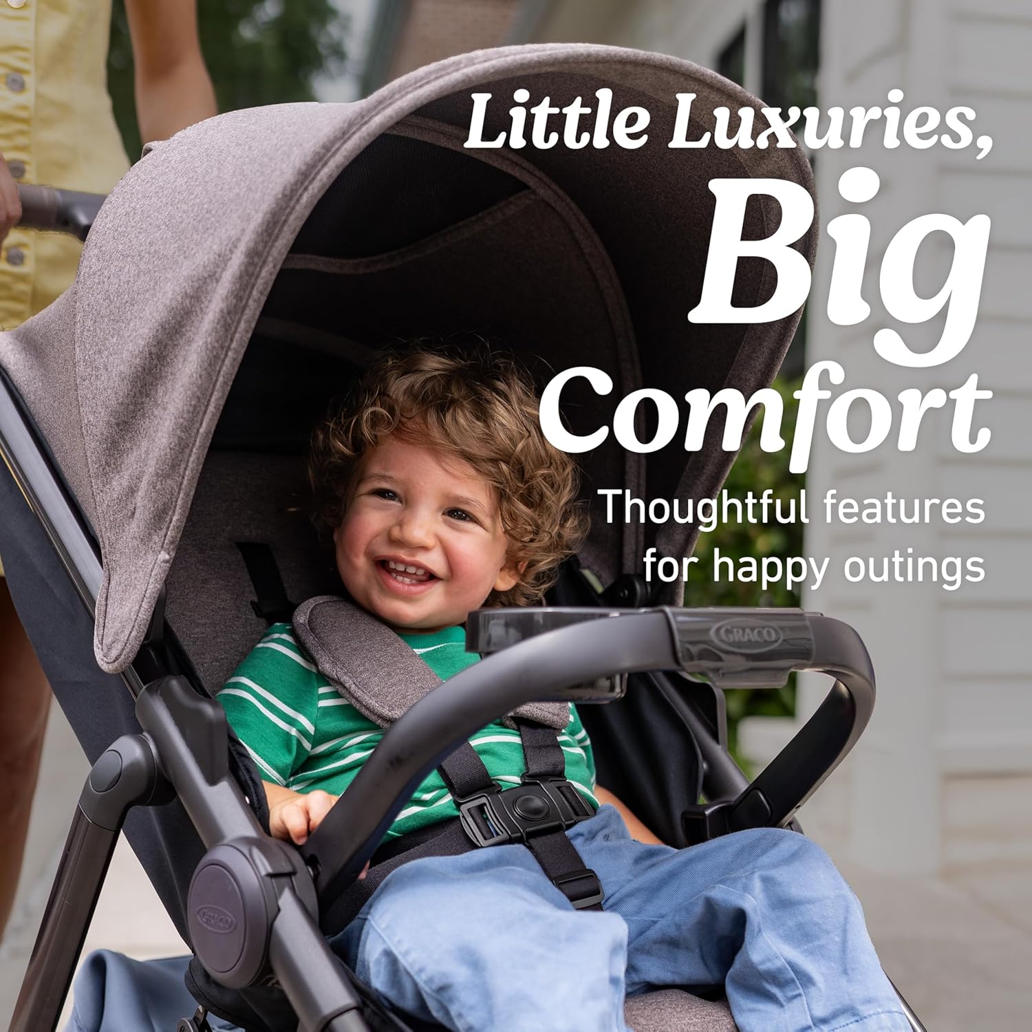 Graco Merge Stroller - Swivel Wheel Baby Stroller (Sable) - Kidsy