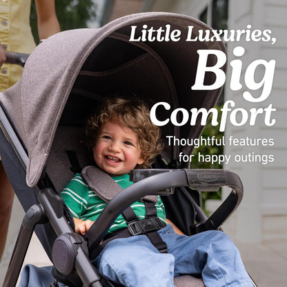 Graco Merge Stroller - Swivel Wheel Baby Stroller (Sable) - Kidsy