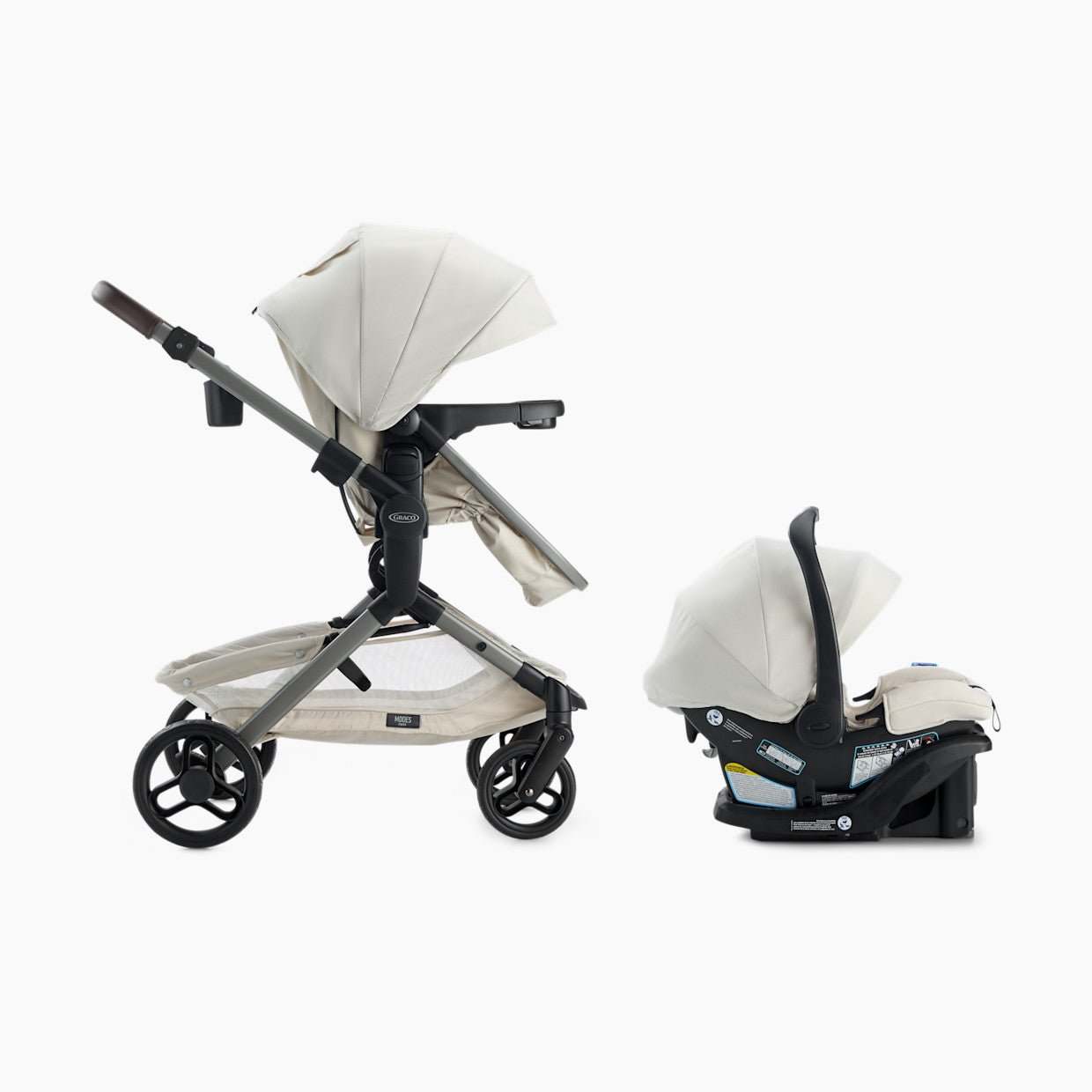 Graco Modes Nest Travel System (Soft Almond) - Kidsy