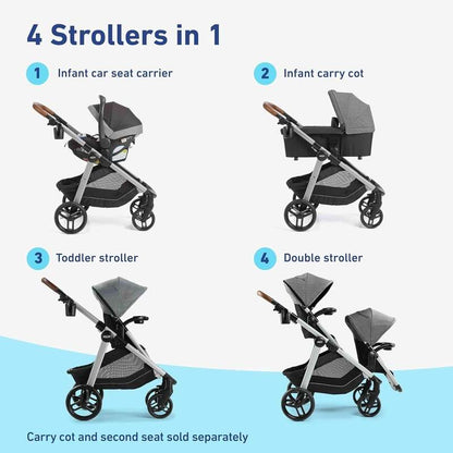 Graco Modes Nest2Grow DLX Travel System (Riordan) - Kidsy