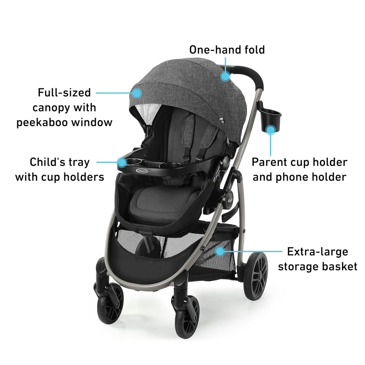 Graco Modes Pramette Stroller (Redmond) - Kidsy