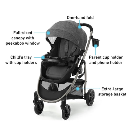 Graco Modes Pramette Stroller (Redmond) - Kidsy