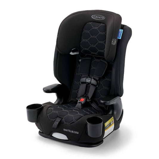 Graco Nautilus 2.0 LX 3 - in - 1 Harness Booster Car Seat (Hex) - Kidsy