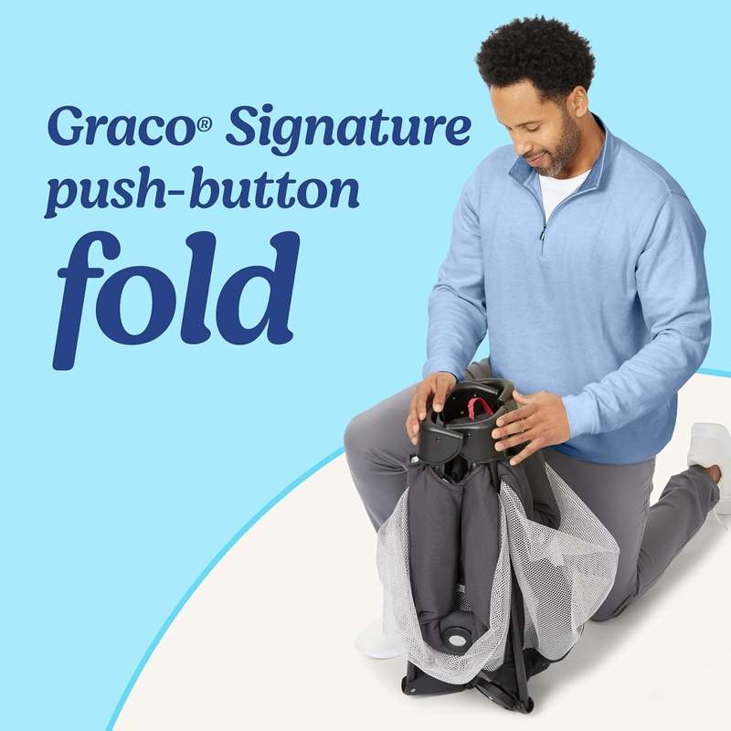 Graco On The Go Zip Pack ‘n Play Playard (Lilac Mod) - Kidsy