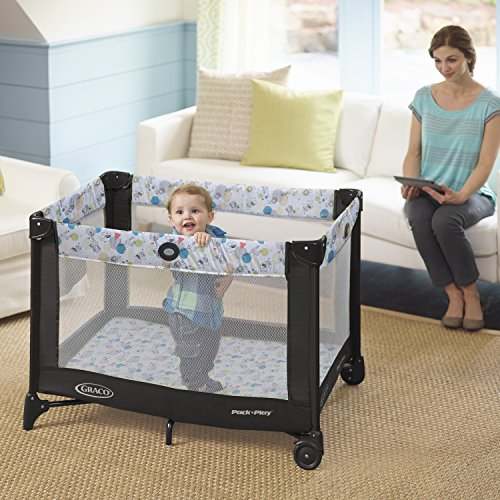 Graco Pack and Play Portable Playard (Carnival) - Kidsy