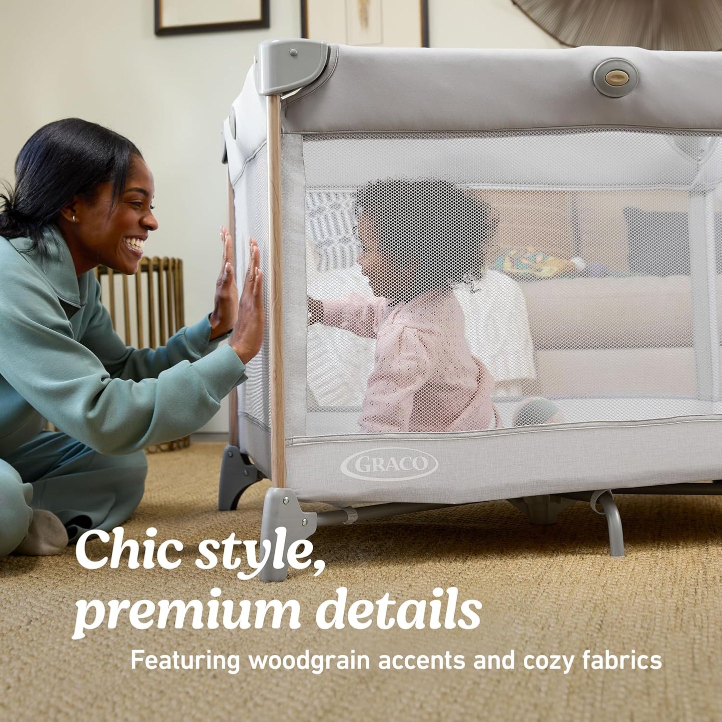 Graco Pack n’ Play CareSuite Playard (Sky) - Kidsy