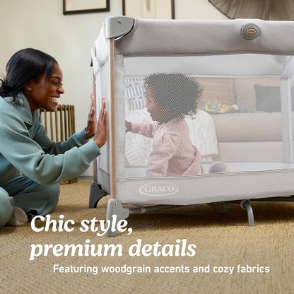 Graco Pack n’ Play CareSuite Playard (Sky) - Kidsy